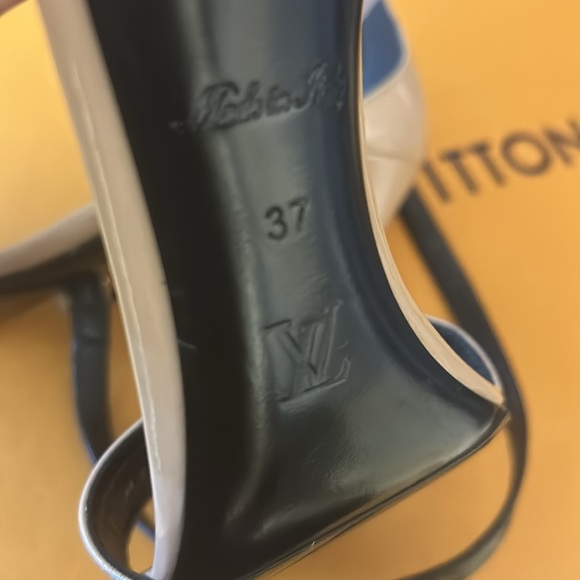 Authentic Louis Vuitton monogram afterglow platform sandals size 7 - Picture 6 of 7